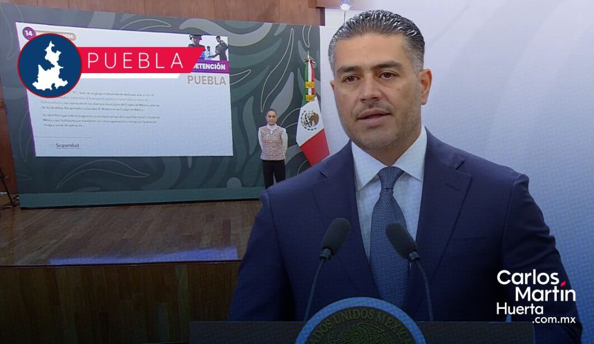 Disminuyen homicidios en 41% y delitos de alto impacto en Puebla: SSPC