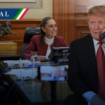 Sheinbaum y Trump sostienen “muy buena conversación” sobre seguridad, respeto a las soberanías y economía