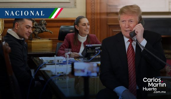 Sheinbaum y Trump sostienen “muy buena conversación” sobre seguridad, respeto a las soberanías y economía