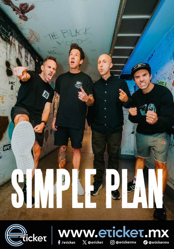Simple Plan regresa a Puebla en marzo