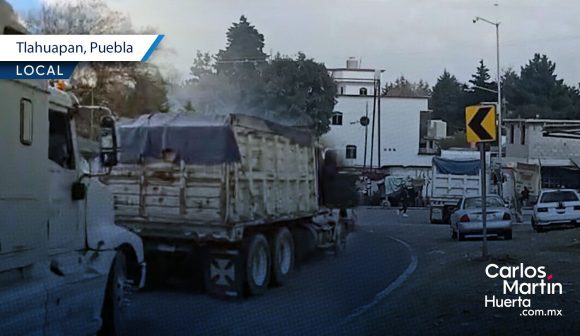 Transportistas denuncian extorsión de la Guardia Nacional; acusan cobro de “derecho de piso” en Tlahuapan