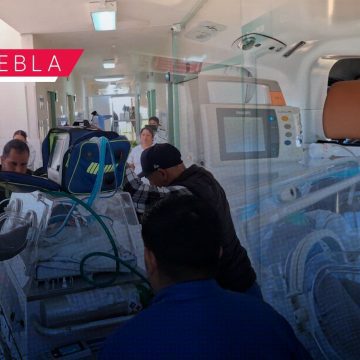Traslado bebé ambulancia aérea Activan ambulancia aérea para traslado de emergencia de recién nacido en Puebla