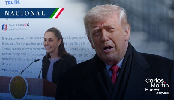 Trump elogia a Sheinbaum tras llamada: “México tiene una líder maravillosa y muy inteligente”