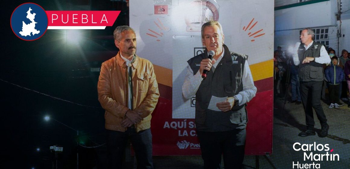 Villa Encantada se ilumina al 100%: Puebla moderniza su alumbrado público con tecnología LED