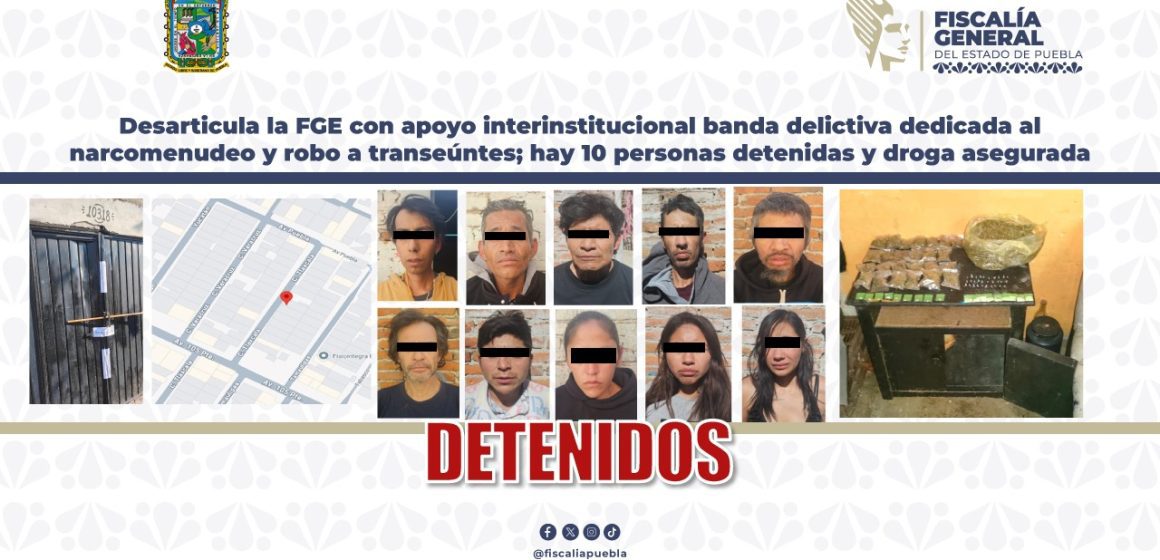 WhatsApp Image 2026-01-04 at 6.24.08 PMH FGE desarticula banda de narcomenudeo y robo en el sur de Puebla; hay 10 detenidos