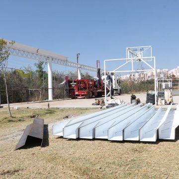 Construcción de arco techo del Instituto de Ciencias y Humanidades casi lista: Omar Muñoz