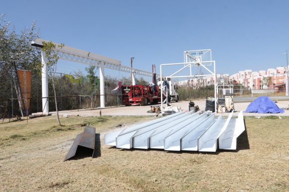 Construcción de arco techo del Instituto de Ciencias y Humanidades casi lista: Omar Muñoz