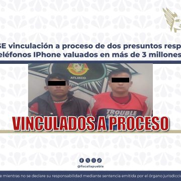 Vinculan a proceso a dos hombres por robo de 98 iPhones en MacStore de Atlixco