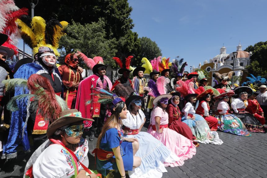 Huehues en Puebla: Calendario de ensayos y cierres viales por Temporada de Carnaval