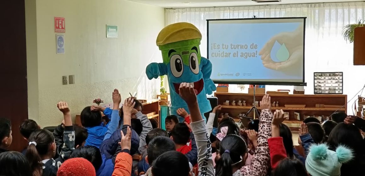 Agua de Puebla intensifica acciones de educación ambiental y fomento al ahorro de agua