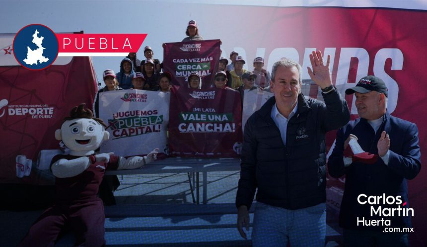 ¡Tu basura transforma canchas! Inicia la campaña “Canchas x Latas” en la Rivera Anaya; así funciona