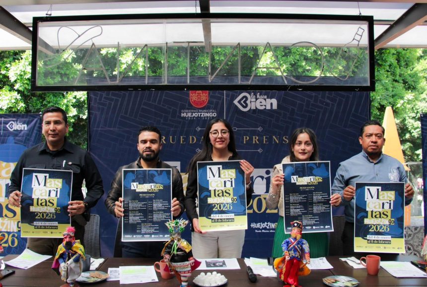 Impulsan turismo y cultura con las “Mascaritas 2026” en Huejotzingo
