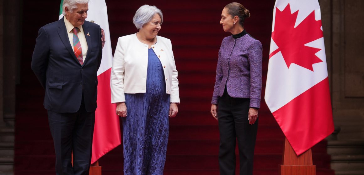 Claudia Sheinbaum recibe a Mary Simon: México y Canadá fortalecen alianza estratégica