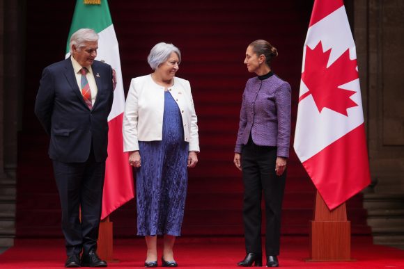 Claudia Sheinbaum recibe a Mary Simon: México y Canadá fortalecen alianza estratégica