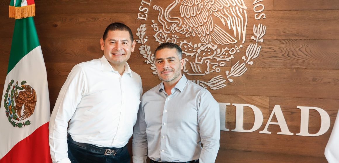 Armenta y García Harfuch coordinan acciones por la seguridad de Puebla