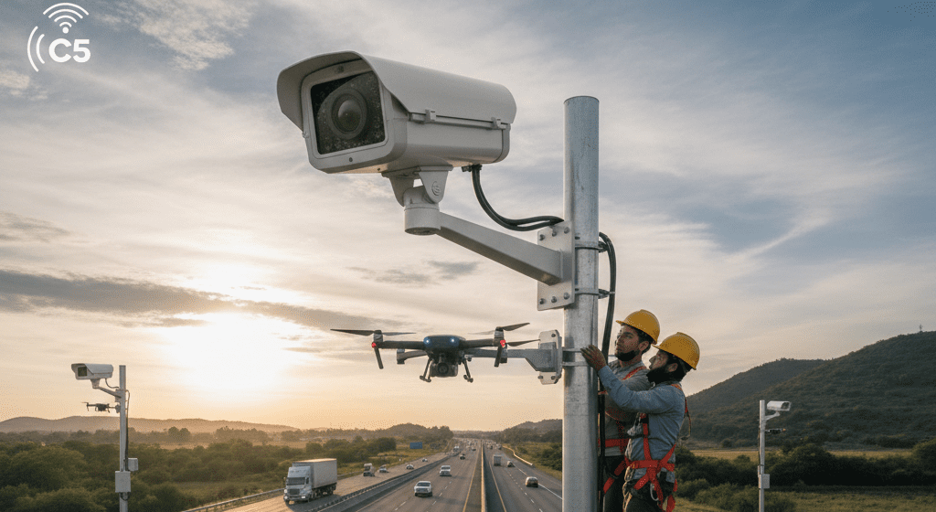 Combate al robo a transporte: 106 cámaras de vigilancia operarán en la México-Puebla para 2026