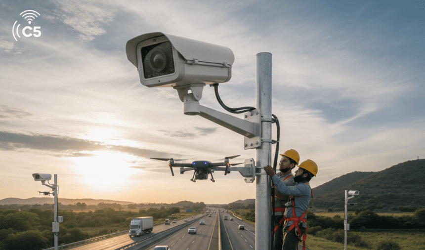 Combate al robo a transporte: 106 cámaras de vigilancia operarán en la México-Puebla para 2026