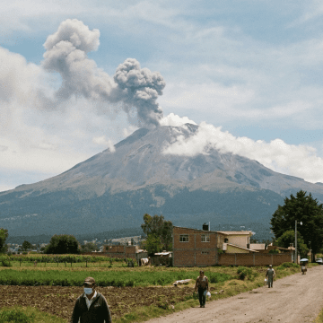 volcan3 Popocatépetl: Recomendaciones ante la reciente caída de ceniza en Puebla