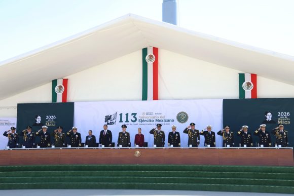 190226 CSP 113 ANIVERSARIO DEL EJÉRCITO MEXICANO 5 Sheinbaum destaca papel del Ejército Mexicano y reconoce liderazgo de las mujeres en su 113 aniversario