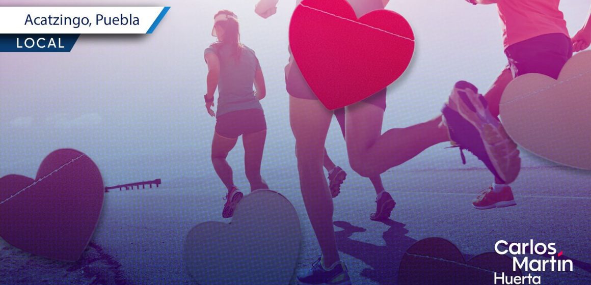 Acatzingo convoca a la Carrera Nocturna del Amor y la Amistad 2026