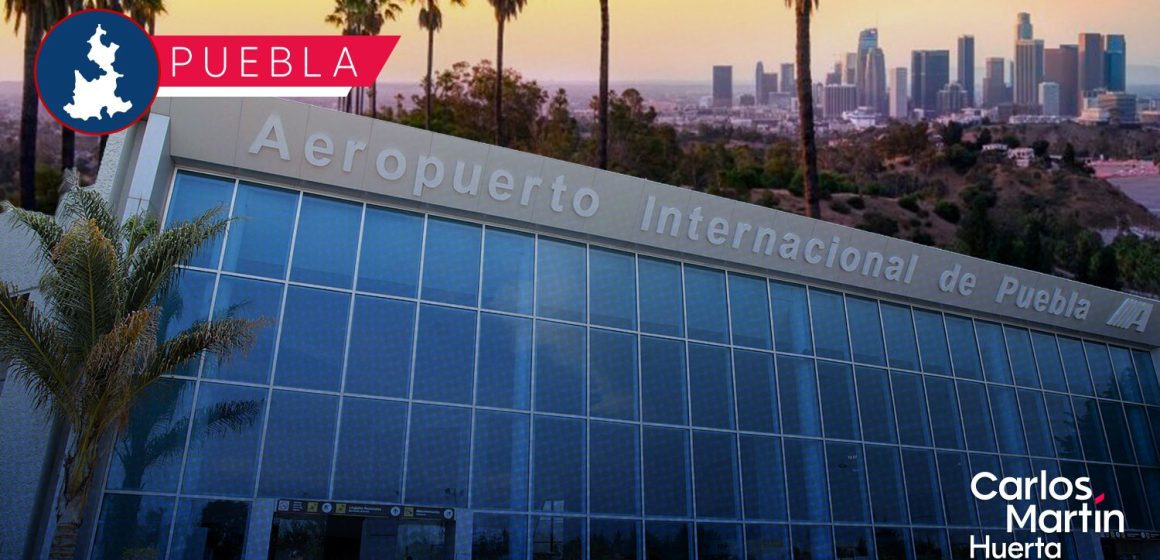 Armenta anuncia 12 nuevas rutas aéreas desde Huejotzingo