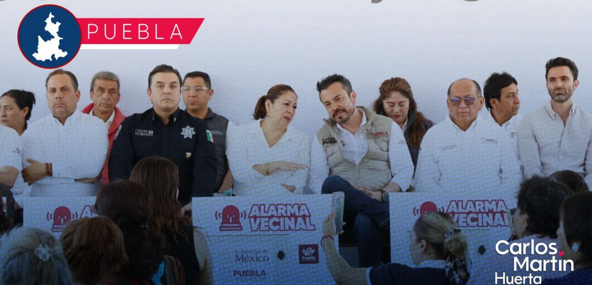 Alarmas vecinales se consolidan como estrategia eficaz de seguridad en Puebla