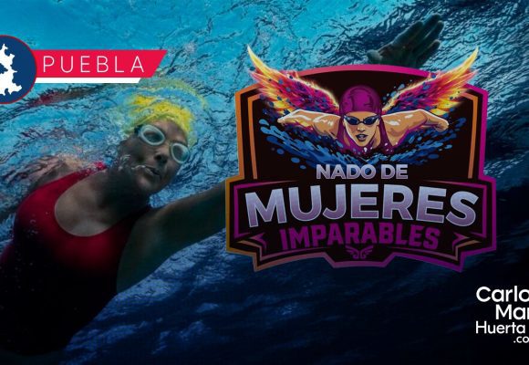 Anuncia Puebla capital “Nado de Mujeres Imparables”