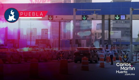 Asaltan oficinas de la caseta Vía Atlixcáyotl; delincuentes sometieron a empleados