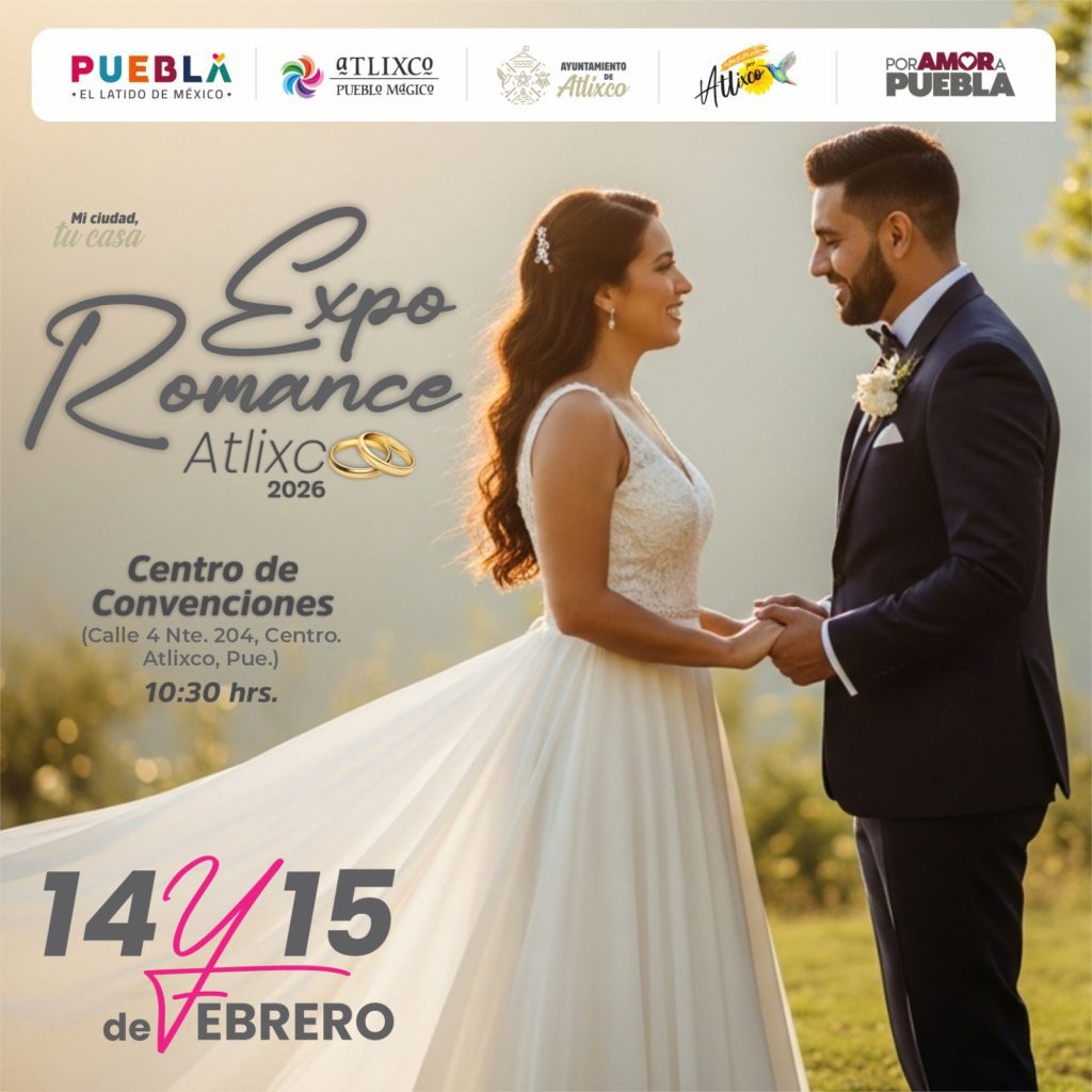 Atlixco anuncia la Expo Romance 2026