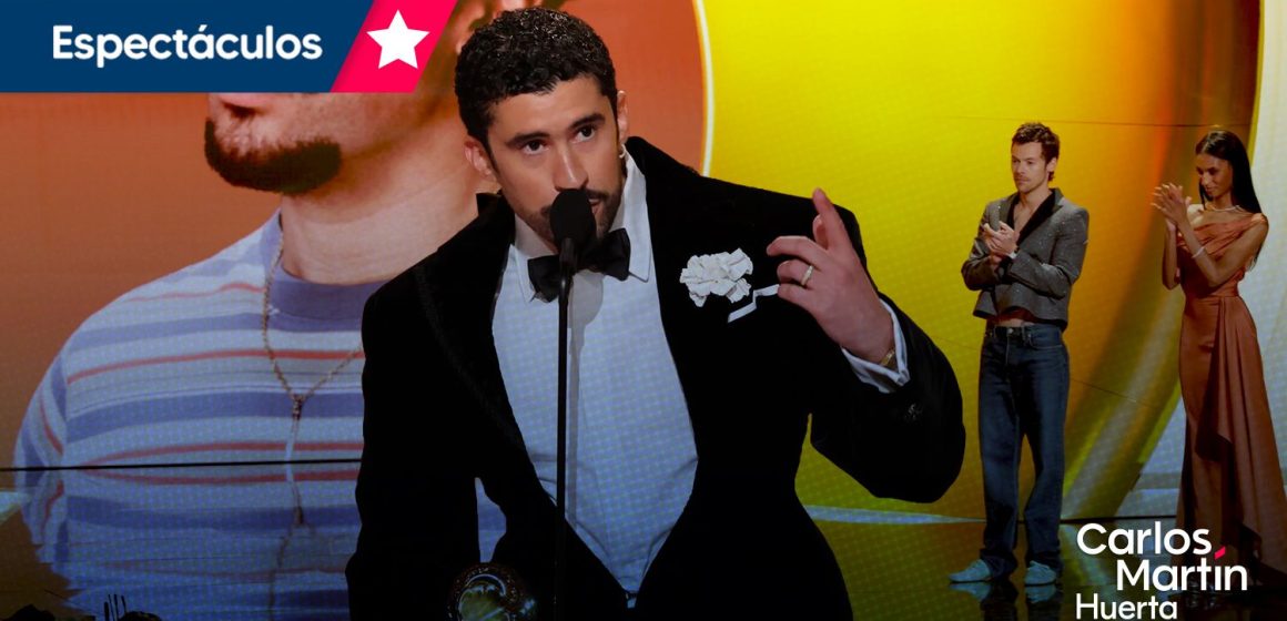 Bad Bunny hace historia en los Grammy al ganar Mejor Álbum del Año con disco en español