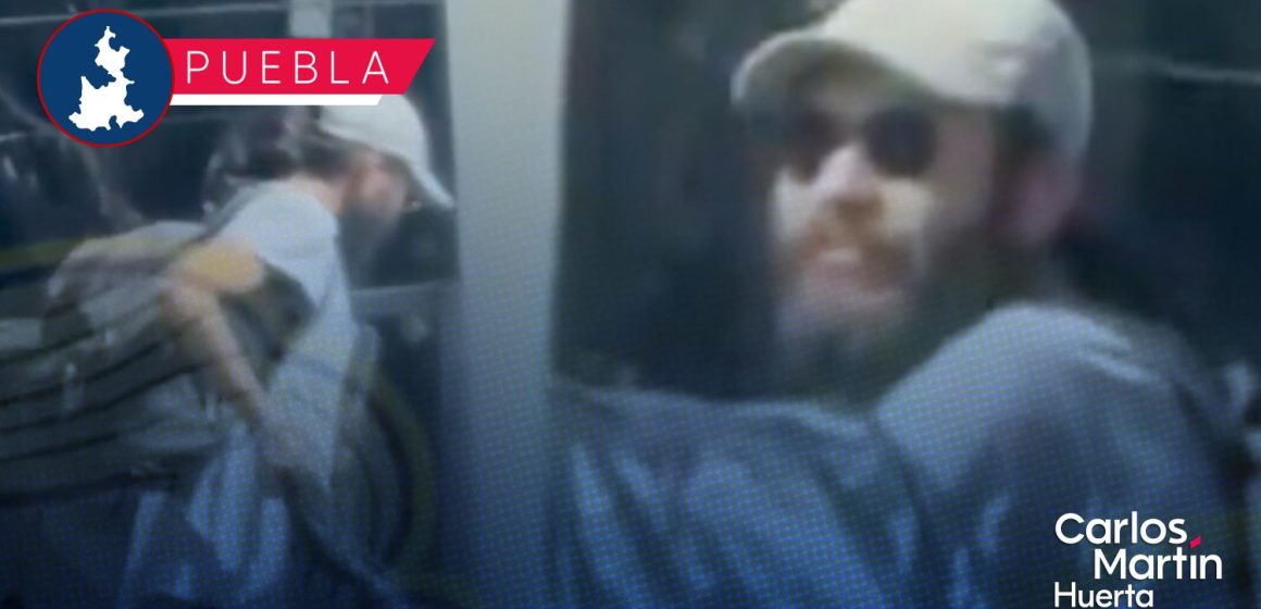 Captan en video robo de estructuras metálicas en el bulevar Hermanos Serdán a plena luz del día