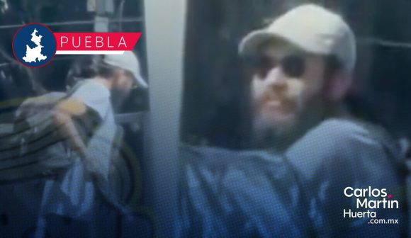 Captan en video robo de estructuras metálicas en el bulevar Hermanos Serdán a plena luz del día