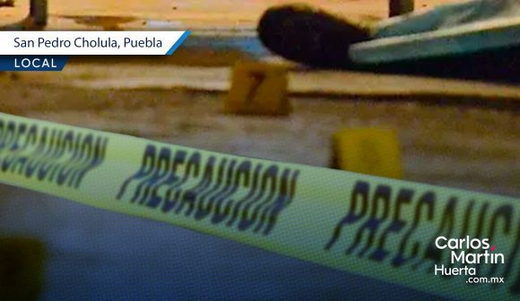 Persecución y balacera en Cholula deja un hombre herido