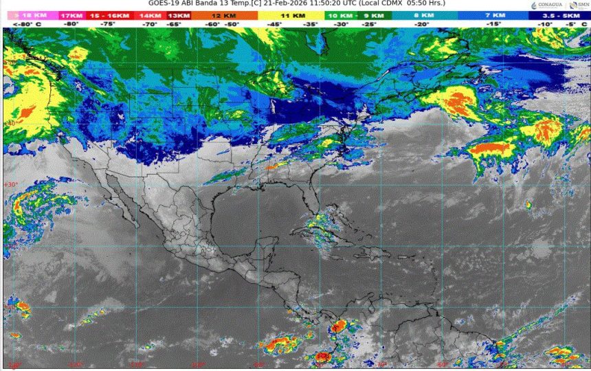 Clima en Puebla: Frente Frío 37 traerá lluvias y vientos fuertes