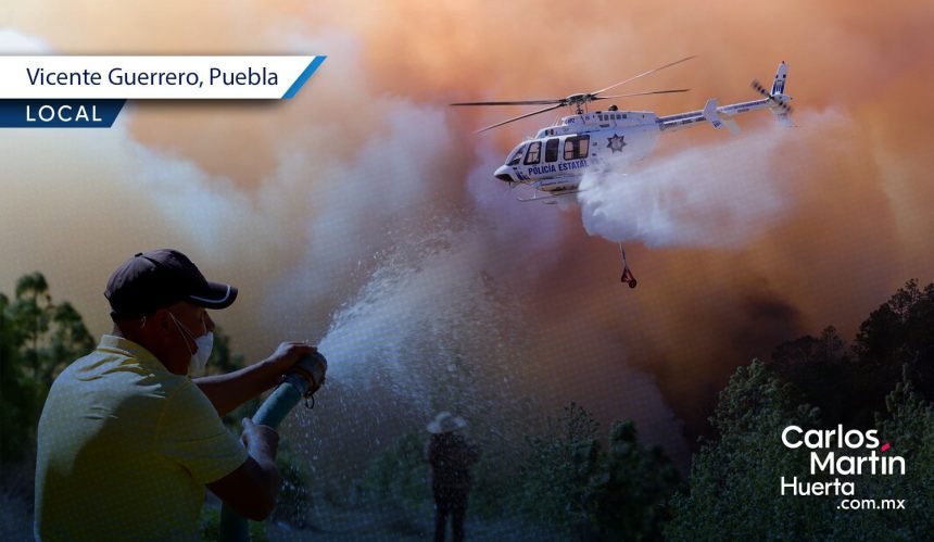Controlado el incendio en Vicente Guerrero, está liquidado al 90 por ciento: Protección Civil