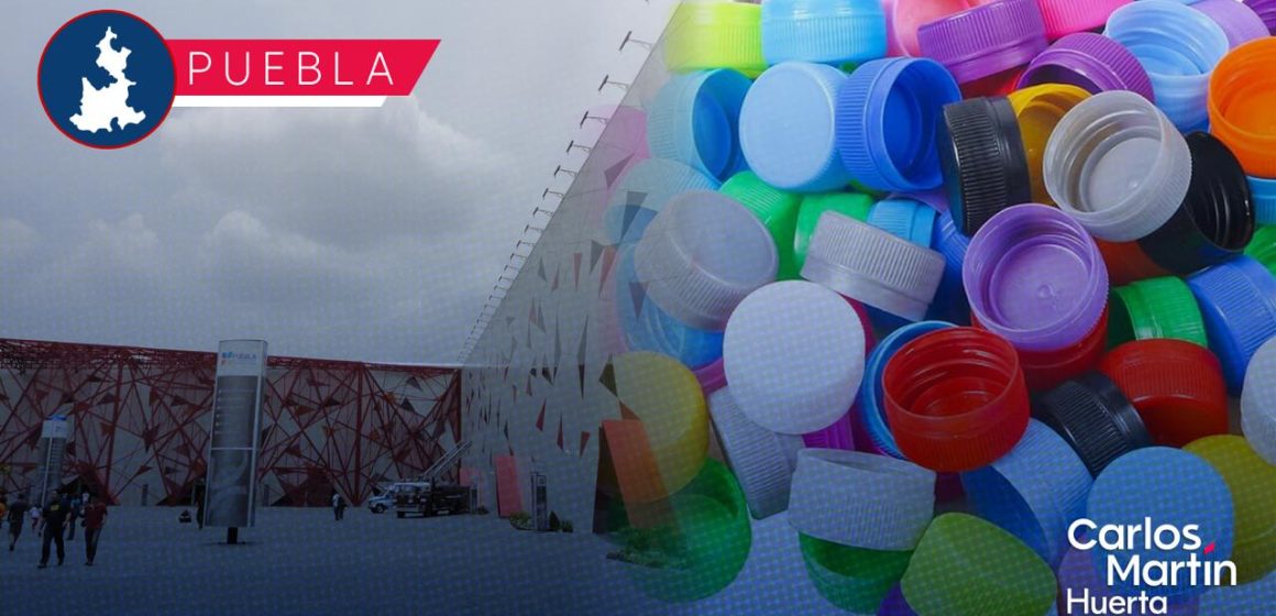 Convenciones y Parques entrega 150 mil tapitas a AMANC Puebla