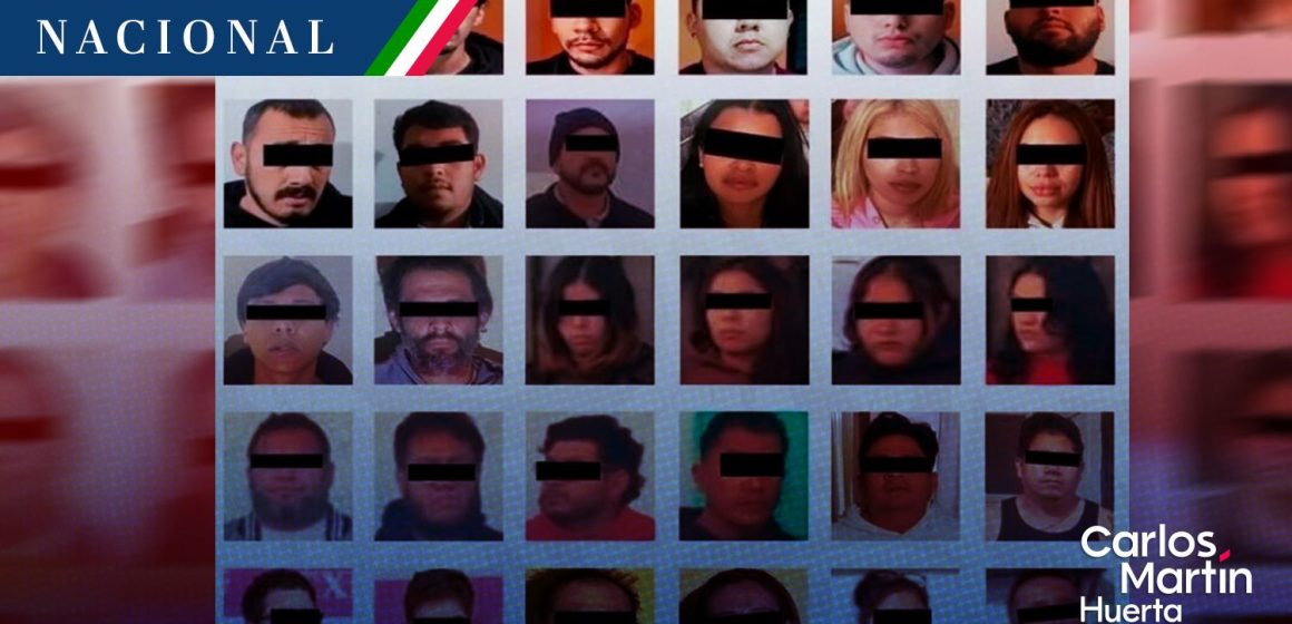 Detienen a operador de “Los Salazar” y 29 integrantes en Querétaro