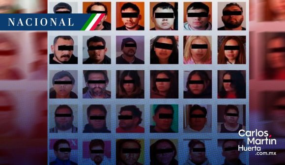 Detienen a operador de “Los Salazar” y 29 integrantes en Querétaro