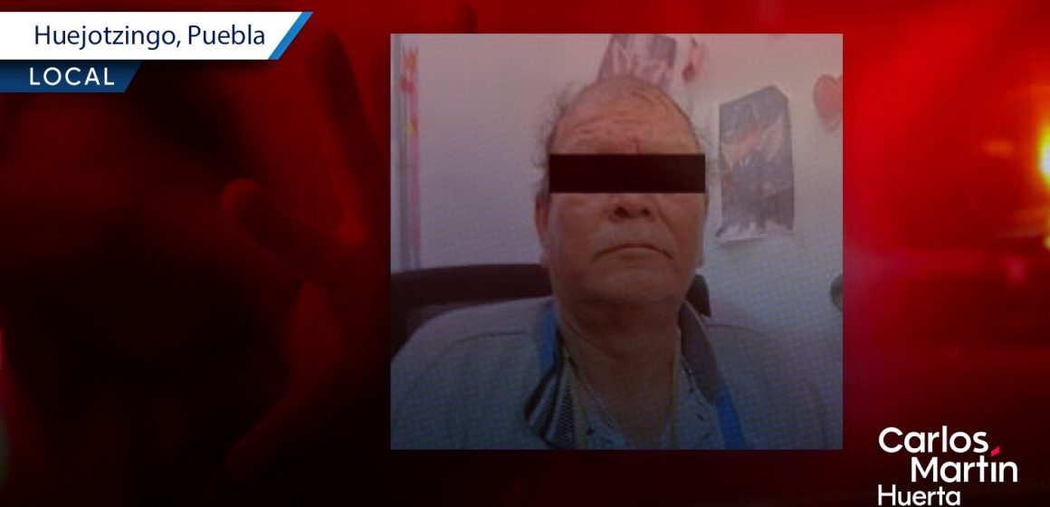 Detienen a abuelito acusado de violación equiparada en contra de niña de 10 años en Huejotzingo