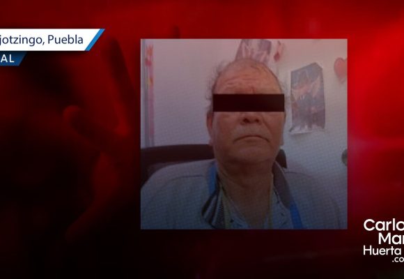 Detienen a abuelito acusado de violación equiparada en contra de niña de 10 años en Huejotzingo