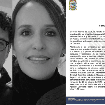 Hallan sin vida a matrimonio del Instituto Oriente en Tlaxcala: FGE Puebla lo confirma