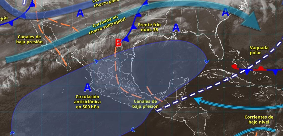 Doble frente frío y onda de calor: Clima extremo golpea a México
