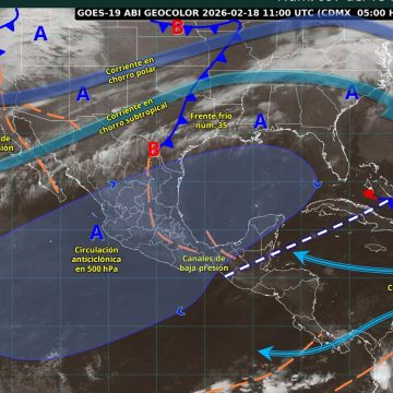 Doble frente frío - onda de calor Doble frente frío y onda de calor: Clima extremo golpea a México