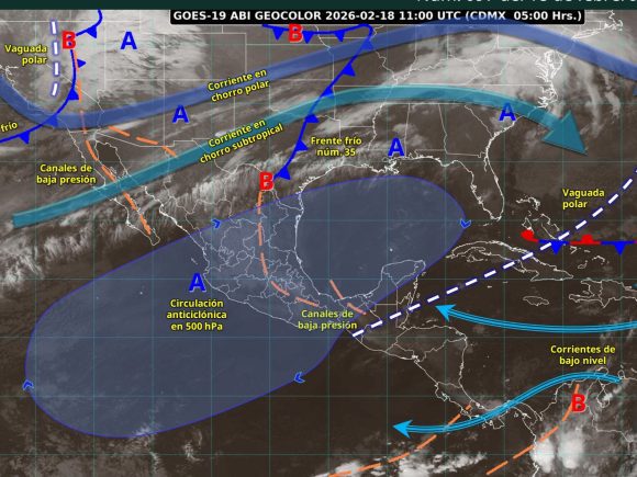 Doble frente frío y onda de calor: Clima extremo golpea a México