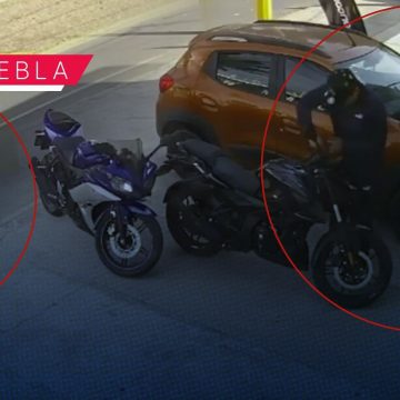 En segundos, roban motocicleta en el Boulevard Hermanos Serdán