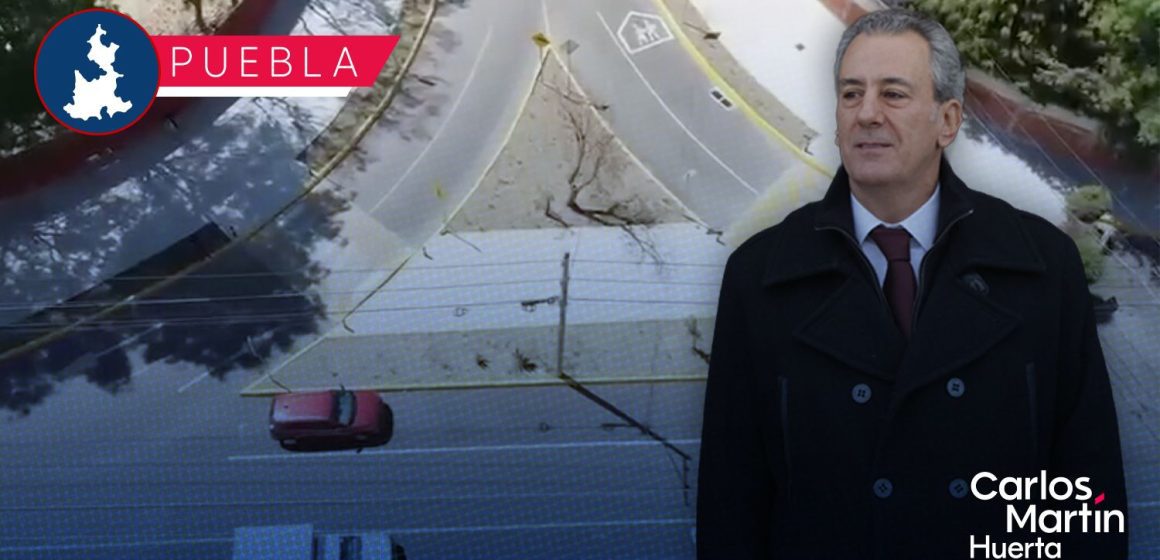 Entrega Puebla capital rehabilitación vial en unidad habitacional Fovissste San Roque