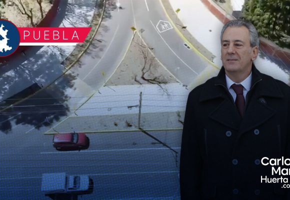 Entrega Puebla capital rehabilitación vial en unidad habitacional Fovissste San Roque