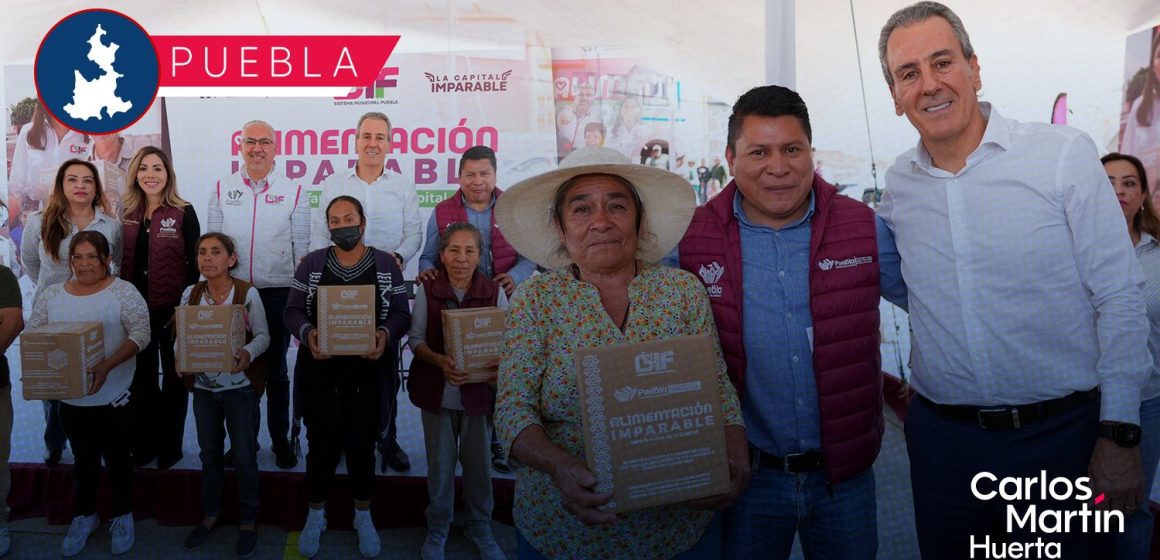 Entregan miles de despensas en Santo Tomás Chautla para reforzar seguridad alimentaria
