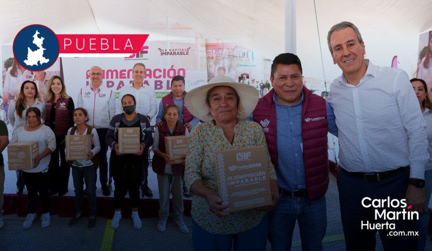 Entregan miles de despensas en Santo Tomás Chautla para reforzar seguridad alimentaria