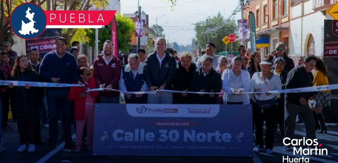 Entregan rehabilitación de la calle 30 Norte